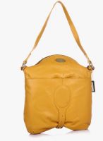 Hidesign Yellow Leather Handbag