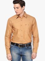 John Players Brown Casual Shirt