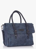 Lino Perros Blue Polyurethane (Pu) Handbag