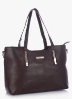 Lino Perros Brown Polyurethane (Pu) Handbag