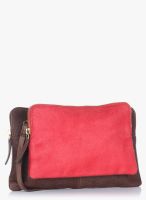 Massimo Italiano Brown Leather Sling Bag