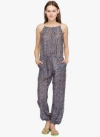 Oxolloxo Blue Printed Jumpsuits