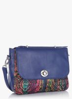 Satya Paul Navy Blue Sling Bag