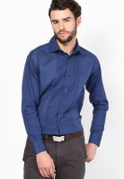 Skookie Solid Navy Blue Casual Shirt