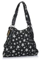 Spice Art Black Stars Handbag