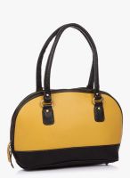 Stamp Yellow Leather Handbag