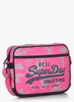 Superdry Fluro Pink Mini Hampton Alumni Bag
