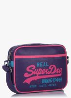 Superdry Helitrope/Fluro Purple Mash Up Mini Alumni Bag