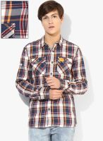 Superdry Multicoloured Coloured Checked Slim Fit Casual Shirt