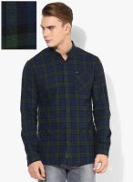 Tommy Hilfiger Navy Blue Colored Slim Fit Casual Shirt