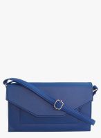 Toteteca Bag Works Blue Leather Sling Bag