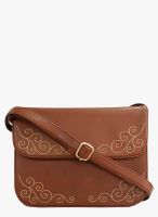 Toteteca Bag Works Brown Leather Sling Bag