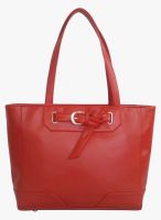 Toteteca Bag Works Maroon Leather Handbag