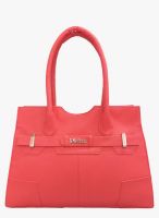 Toteteca Bag Works Pink Polyurethane (Pu) Handbag