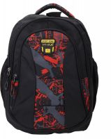 Uni Style Bags Light Hearted 1 L Backpack(Black_Red)