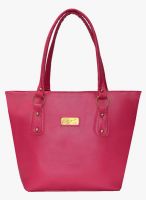 Utsukushii Pink Polyurethane (Pu) Handbag (BG502C)