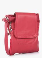 Utsukushii Pink Pu Sling Bag
