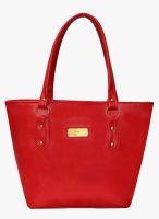Utsukushii Red Polyurethane (Pu) Handbag