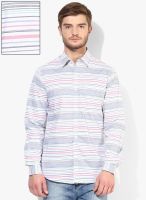 Wills Lifestyle Multicoloured Slim Fit Casual Shirt