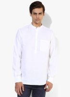 Wills Lifestyle White Regular Fit Casual Shirt
