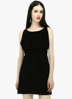 20dresses Black Colored Solid Shift Dress