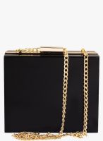 20dresses Black/Golden Metal Clutch