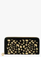 20dresses Black/Golden Polyurethane (Pu) Wallet