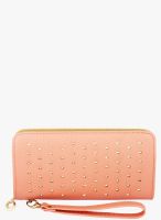 20dresses Peach/Golden Polyurethane (Pu) Wallet