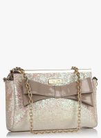 3 Mad Chicks Beige Clutch