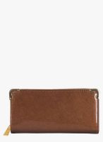 Alessia Brown Polyurethane (Pu) Wallet