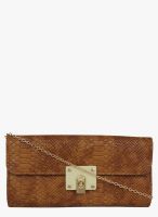 Alvaro Castagnino Brown Polyurethane (Pu) Clutch
