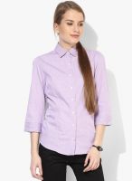 Arrow Woman Lavender Solid Shirt