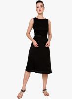 At By Taruna Black Colored Solid Shift Dress