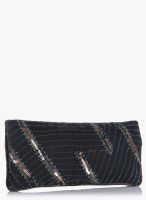 Baggit Medal Brush Black Clutch