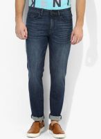 Calvin Klein Jeans Blue Mid Rise Skinny Fit Jeans