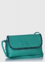 Caprese Ania Aqua/Dark Brown Sling Bag