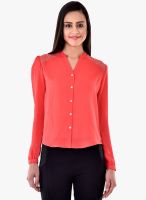 Colors Couture Orange Solid Shirt