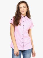 Cora Pink Solid Shirt