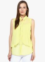 Cora Yellow Solid Shirt