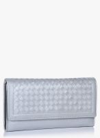 Da Milano Silver Leather Wallet