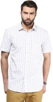 FUNK Men's Checkered Casual Brown Shirt