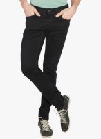 Globus Black Mid Rise Regular Fit Jeans