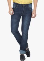 High Star Blue Mid Rise Slim Fit Jeans