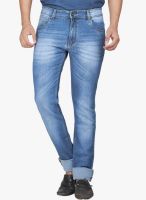 High Star Light Blue Mid Rise Slim Fit Jeans