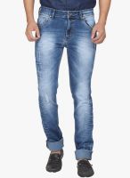 High Star Light Blue Mid Rise Slim Fit Jeans