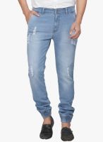 High Star Light Blue Mid Rise Slim Fit Jeans