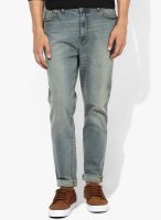 Incult Blue Mid Rise Narrow Fit Jeans