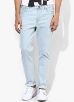 Incult Light Blue Low Rise Skinny Fit Jeans