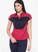 Kaaryah Magenta Solid Shirt