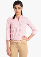 Kaaryah Pink Striped Shirt